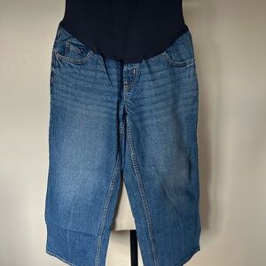 Maternity Cropped Jeans